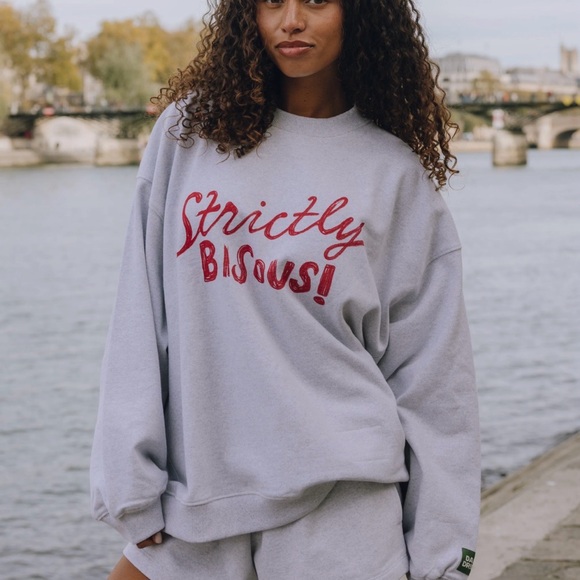 Daily Drills Gray Sweatshirt with Red Text - Picture 1 of 1